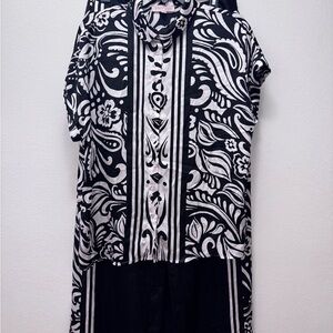 Black and White Patterned Set